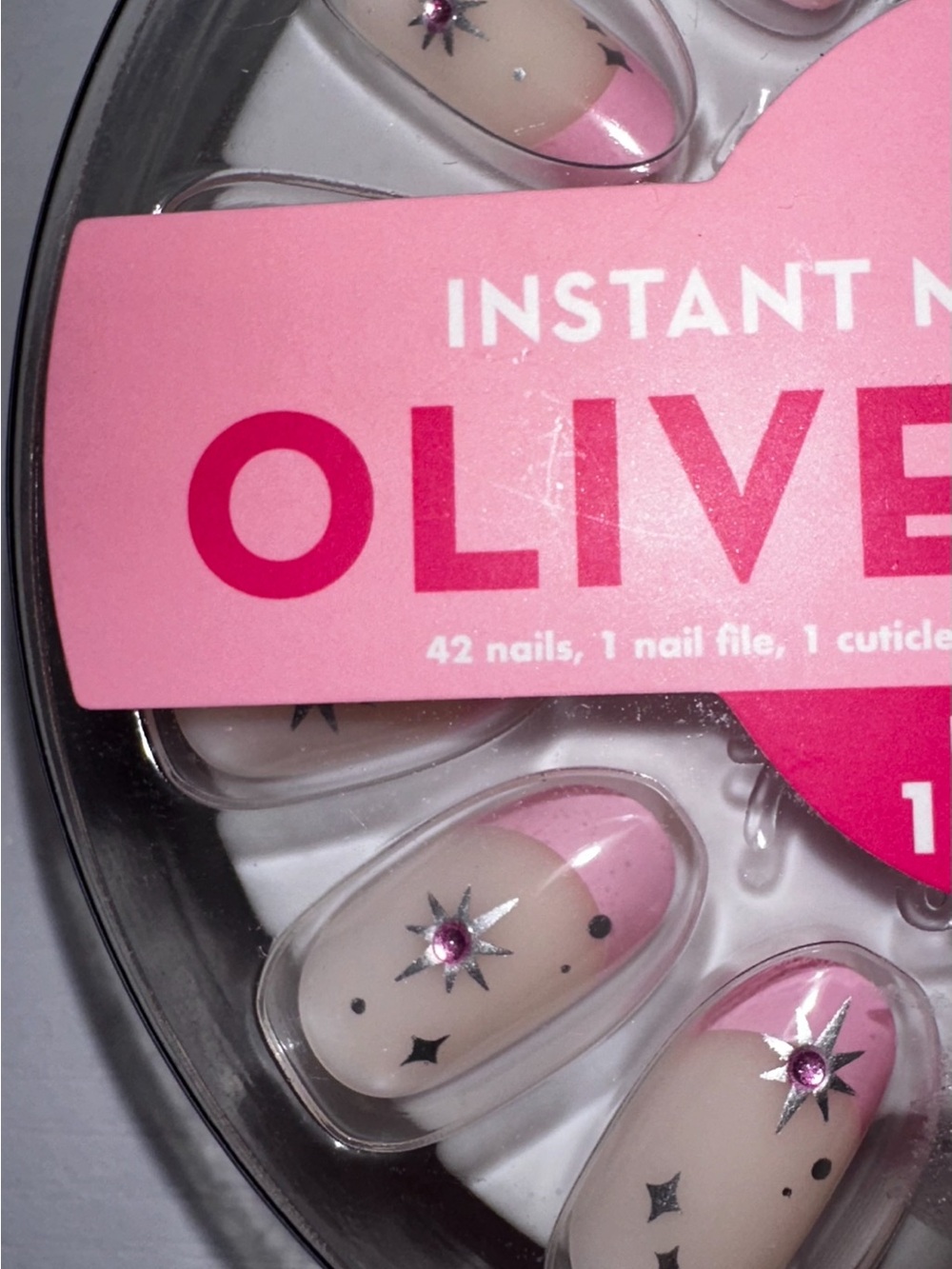 Olive & June bling press ons